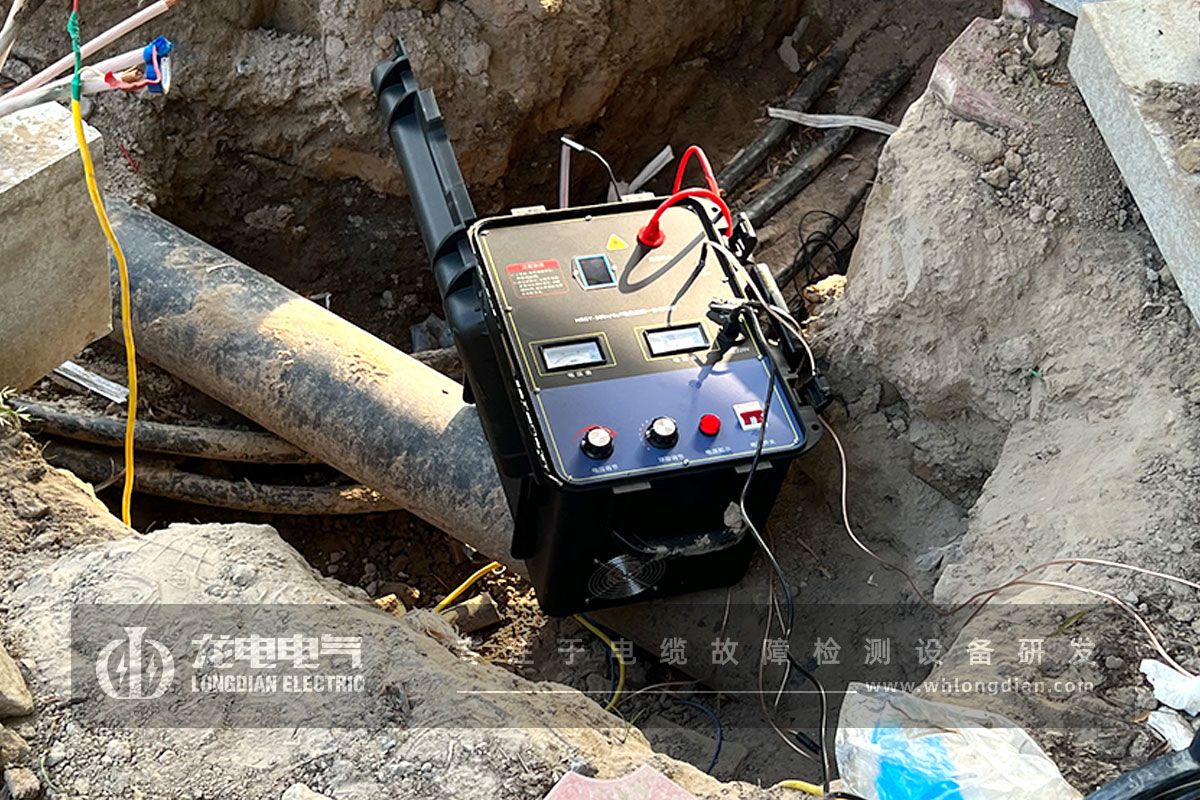 電纜故障檢測現(xiàn)場